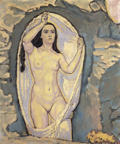 Venus in der Grotte von Koloman Moser als Kunstdruck auf Leinwand