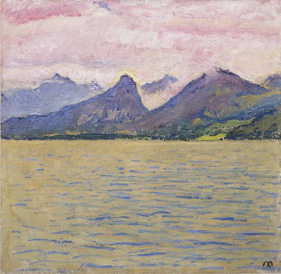 Wolfgangsee von Koloman Moser als Kunstdruck auf Leinwand