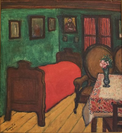Interior von Lajos Tihanyi als Kunstdruck auf Leinwand