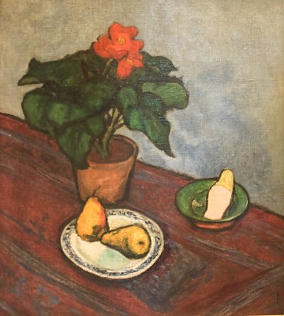 Still Life with Flowerpot von Lajos Tihanyi als Kunstdruck auf Leinwand