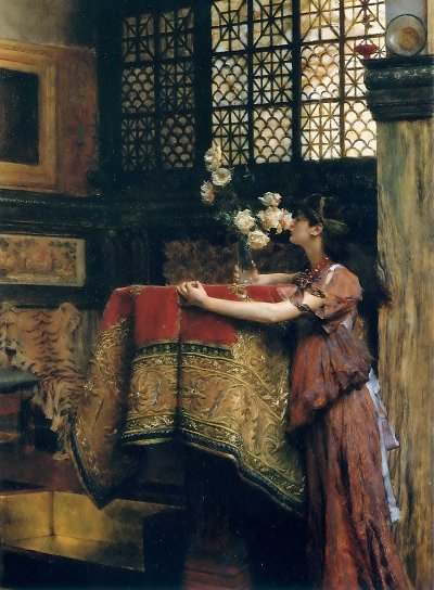 In My Studio von Lawrence Alma-Tadema als Kunstdruck auf Leinwand