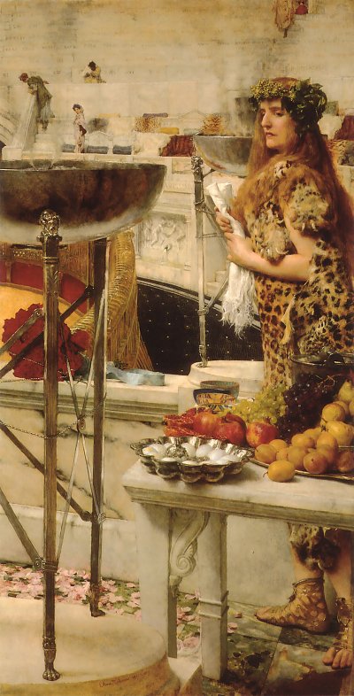 Preparation in the Coliseum von Lawrence Alma-Tadema als Kunstdruck auf Leinwand