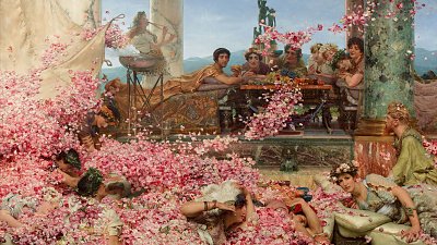 The Roses of Heliogabalus von Lawrence Alma-Tadema als Kunstdruck auf Leinwand