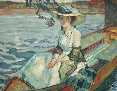 Evening Dreams von Leo Putz als Kunstdruck auf Leinwand