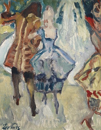 Gartenfest von Leo Putz als Kunstdruck auf Leinwand
