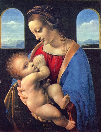 Madonna Litta von Leonardo da Vinci als Kunstdruck auf Leinwand