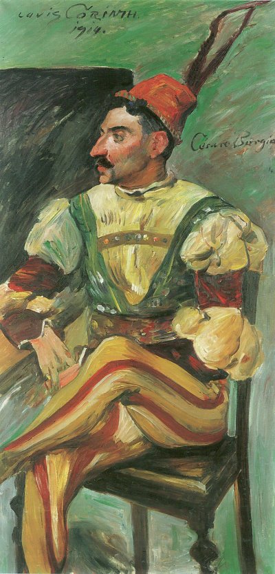 Cesare Borgia von Lovis Corinth als Kunstdruck auf Leinwand