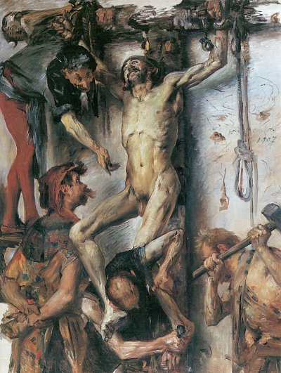 Das Grosse Martyrium von Lovis Corinth als Kunstdruck auf Leinwand