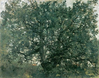 Der Eichbaum von Lovis Corinth als Kunstdruck auf Leinwand