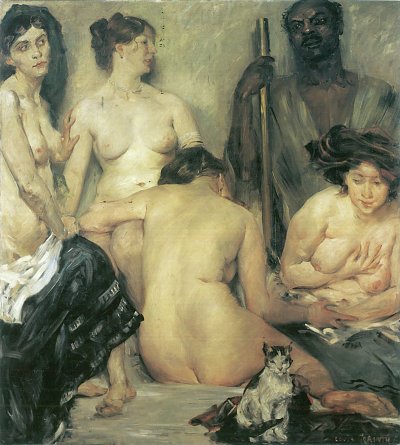 Der Harem von Lovis Corinth als Kunstdruck auf Leinwand