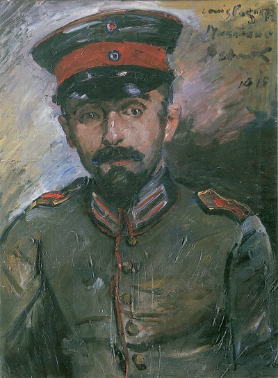 Der Maler Makkabaeus Hermann Struck von Lovis Corinth als Kunstdruck auf Leinwand