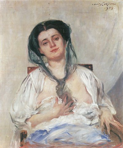 Donna Gravida von Lovis Corinth als Kunstdruck auf Leinwand