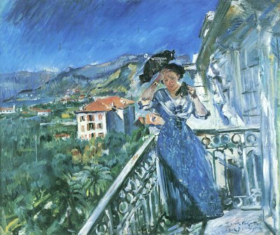 In Bordighera von Lovis Corinth als Kunstdruck auf Leinwand