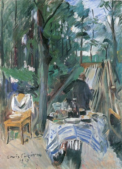Kegelbahn von Lovis Corinth als Kunstdruck auf Leinwand