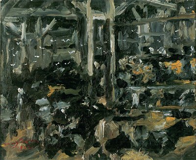 Kuhstall von Lovis Corinth als Kunstdruck auf Leinwand