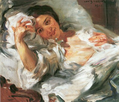 Morgensonne von Lovis Corinth als Kunstdruck auf Leinwand