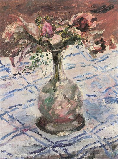 Orchideen von Lovis Corinth als Kunstdruck auf Leinwand