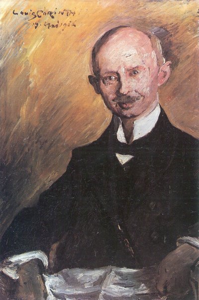 Portraet Otto Winter von Lovis Corinth als Kunstdruck auf Leinwand