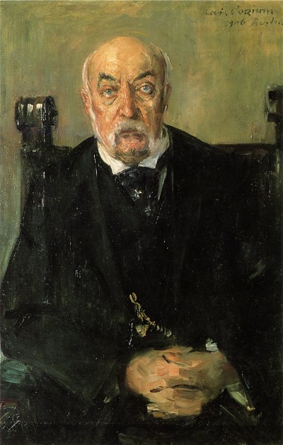Portraet des Gross Logenmeisters Zoellner von Lovis Corinth als Kunstdruck auf Leinwand