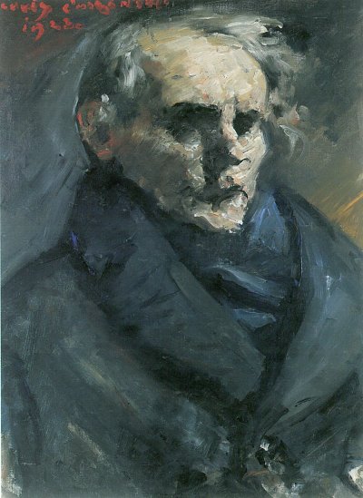 Portraet des Malers Bernt Groenvolt von Lovis Corinth als Kunstdruck auf Leinwand