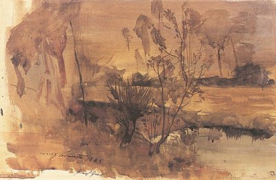 Prechtal von Lovis Corinth als Kunstdruck auf Leinwand