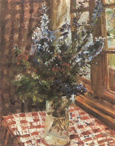 Rittersporn von Lovis Corinth als Kunstdruck auf Leinwand