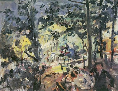 Wachensee auf der Terrasse von Lovis Corinth als Kunstdruck auf Leinwand