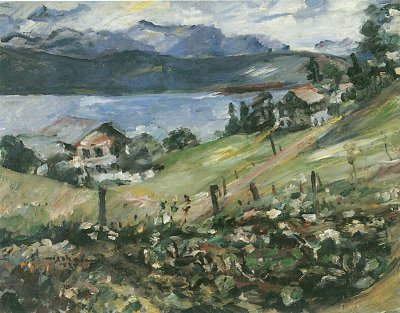 Walchenberg Gemuesegarten von Lovis Corinth als Kunstdruck auf Leinwand