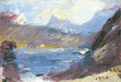 Walchensee 1920 von Lovis Corinth als Kunstdruck auf Leinwand