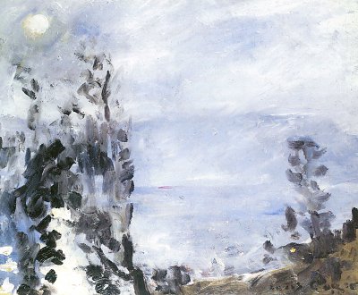 Walchensee Junimond von Lovis Corinth als Kunstdruck auf Leinwand