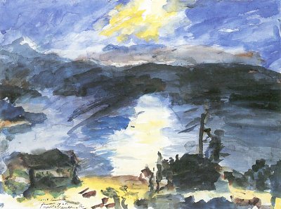 Walchensee von Lovis Corinth als Kunstdruck auf Leinwand