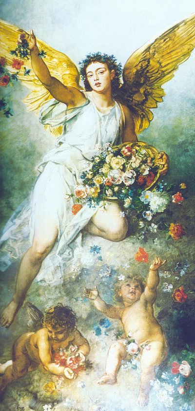 Frieden von Ludwig Knaus als Kunstdruck auf Leinwand