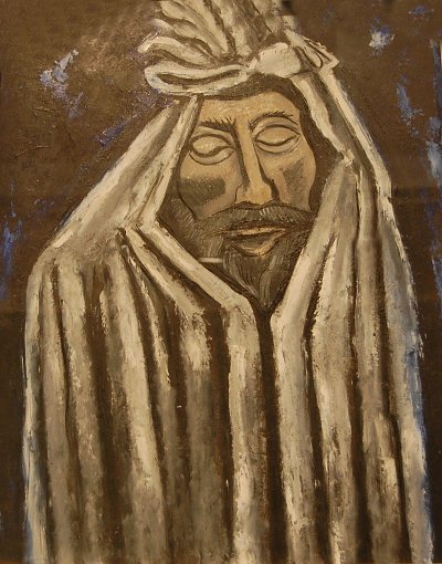 The Last Look of John Donne von María Gutierrez Blanchard als Kunstdruck auf Leinwand