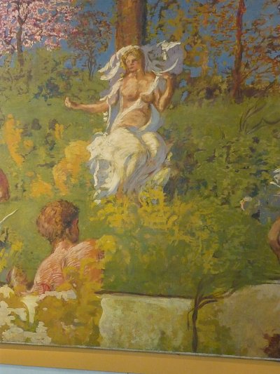 le invitation von María Gutierrez Blanchard als Kunstdruck auf Leinwand