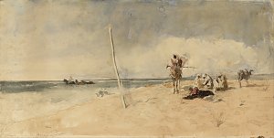 African Beach Kunstdruck