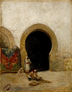 At the Gate of the Seraglio Kunstdruck