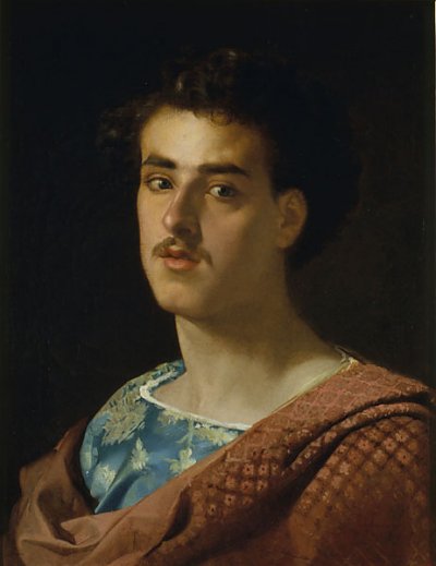 Autoretrat von Maria Fortuny als Kunstdruck auf Leinwand
