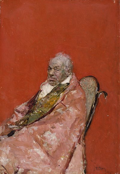 Eclesiastic von Maria Fortuny als Kunstdruck auf Leinwand