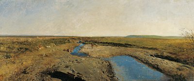 Paisatge nord africa von Maria Fortuny als Kunstdruck auf Leinwand