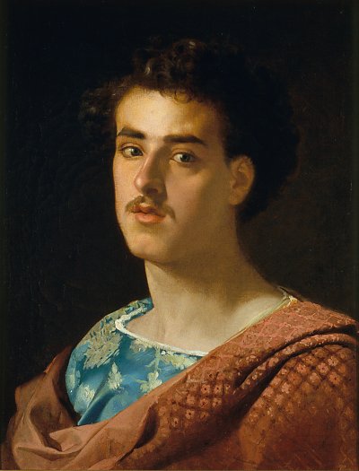 Self portrait von Maria Fortuny als Kunstdruck auf Leinwand