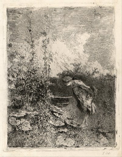 The Botanist von Maria Fortuny als Kunstdruck auf Leinwand