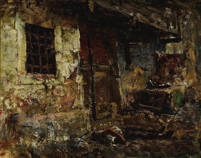 Un cuerpo en la calle von Maria Fortuny als Kunstdruck auf Leinwand