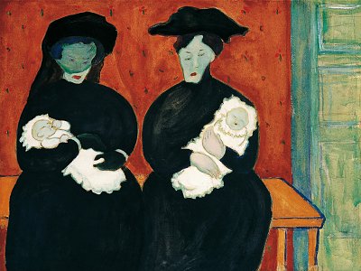 Nachtschicht von Marianne von Werefkin als Kunstdruck auf Leinwand