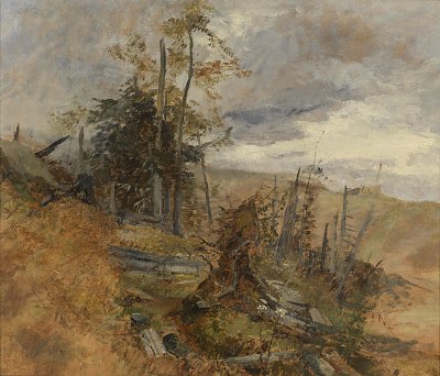 Windbruch von Marie Egner als Kunstdruck auf Leinwand