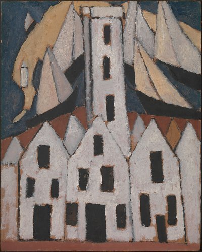 Movement No 5 von Marsden Hartley als Kunstdruck auf Leinwand