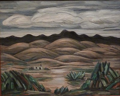 Wild West von Marsden Hartley als Kunstdruck auf Leinwand