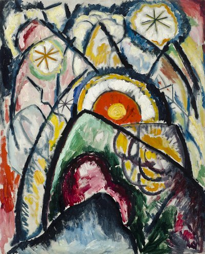number one von Marsden Hartley als Kunstdruck auf Leinwand