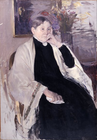 Mrs. Robert S. Cassatt the Artist s Mother von Mary Cassatt als Kunstdruck auf Leinwand