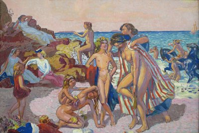 Bacchus and Ariadne von Maurice Denis als Kunstdruck auf Leinwand