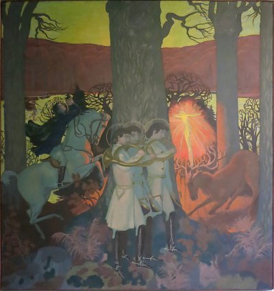 La Legende De StHubert 4 Le Miracle von Maurice Denis als Kunstdruck auf Leinwand